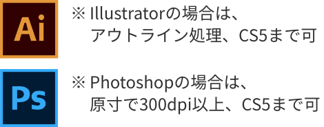 パソコンデータで入稿